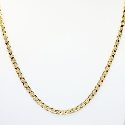 Picture of 24" 14k Yellow Gold Mariner/Anchor Chain Necklace