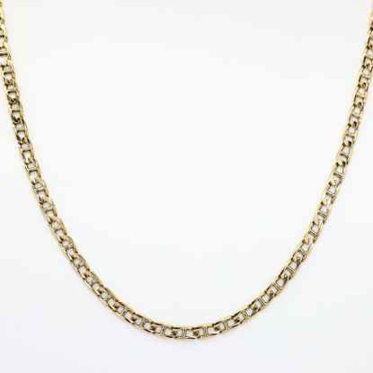 Picture of 25" 18k Yellow Gold Mariner/Anchor Chain Necklace