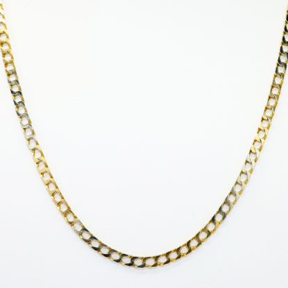 Picture of 20" 14k Two-Tone Gold Curb Chain Necklace