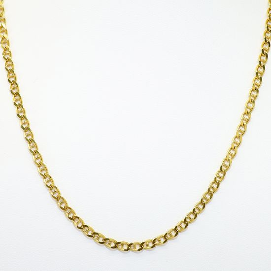 Picture of 20" 18k Yellow Gold Mariner/Anchor Chain Necklace