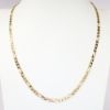 Picture of 18" 14k Yellow Gold Squared Figaro Chain Necklace
