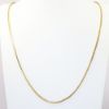 Picture of 27.5" 18k Yellow Gold Fancy Link Squared Wheat Chain Necklace 