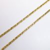 Picture of 21" 14k Yellow Gold Squared Byzantine Chain Necklace