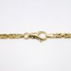 Picture of 21" 14k Yellow Gold Squared Byzantine Chain Necklace