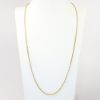 Picture of 24" 14k Yellow Gold Byzantine Link Chain Necklace