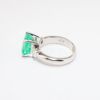 Picture of 18K White Gold 3.15ct Emerald Ring with Diamonds