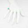 Picture of 18K White Gold 3.15ct Emerald Ring with Diamonds