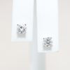 Picture of 14K White Gold & 1.00ct Diamond Solitaire Stud Earrings