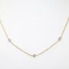 Picture of 18K Two-Tone & .25ct Diamond Station Necklace