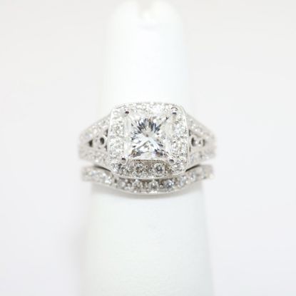 Picture of 14k White Gold and Diamond Ring Set