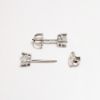 Picture of 14K White Gold & .50ct Diamond Solitaire Stud Earrings