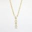 Picture of 18K Yellow Gold & .75ct 5 Diamond Pendant with 18" 14K Yellow Gold Chain