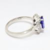 Picture of Platinum & 2.5ct Tanzanite Ring with .54ct Diamond Halo