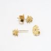 Picture of 14k Yellow Gold & .33ct Diamond Solitaire Stud Earrings