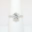 Picture of 14k White Gold & Round Brilliant Cut Diamond Solitaire Engagement Ring