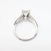 Picture of 14k White Gold & Square, Modified Brilliant Cut Solitaire Diamond Engagement Ring