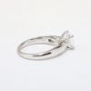 Picture of 14k White Gold & Square, Modified Brilliant Cut Solitaire Diamond Engagement Ring