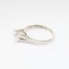 Picture of 18k White Gold, Round Brilliant Cut, Split Shank Diamond Engagement Ring