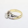 Picture of 14k Two-Tone Gold & Round Brilliant Cut Diamond Engagement Ring