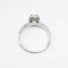 Picture of 14k White Gold & Modified Rectangular Cut Diamond Halo Engagement Ring