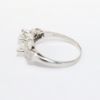 Picture of Platinum, Round Brilliant Cut & Diamond Cluster Accented Engagement Ring