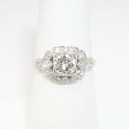 Picture of Art Deco Era Platinum & Diamond Engagement Ring