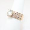 Picture of S. Kashi 14K Rose Gold Round Brilliant Cut Diamond Engagement Ring