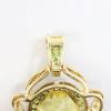 Picture of LeVian 14k Yellow Gold, Multi Gemstone & Diamond Accented Drop Pendant