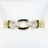 Picture of 0.75ct Diamond and Black Onyx Bracelet, 14k Yellow Gold