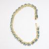 Picture of Blue Topaz Tennis Bracelet, 14k Yellow Gold