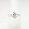 Picture of 14k White Gold & Round Brilliant Diamond Solitaire Engagement Ring