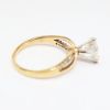 Picture of 14k Rose Gold, Brilliant Pear Cut Diamond & Diamond Accented Two-Piece Bridal Ring Set