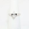 Picture of 14k White Gold & Marquise Brilliant Cut Diamond Solitaire Engagement Ring