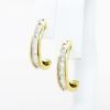 Picture of 1.00ct Baguette Diamond Earrings, 14k Yellow Gold