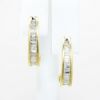 Picture of 1.00ct Baguette Diamond Earrings, 14k Yellow Gold