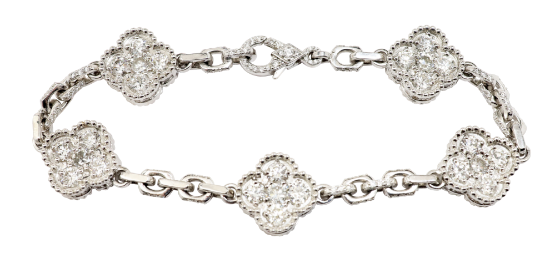 Picture of 10.00ct Diamond Bracelet, 14k White Gold