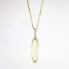 Picture of Citrine and Diamond Necklace, 14k Yellow Gold