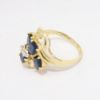 Picture of 1.30ct Sapphire & Diamond Ring, 14k Yellow Gold