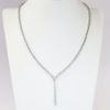 Picture of 2.00ct Diamond Lariat Necklace, 14k White Gold