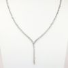 Picture of 2.00ct Diamond Lariat Necklace, 14k White Gold