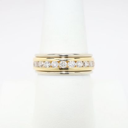 Picture of 0.75ct Men's Diamond Band, 18k/14k Two-Tone Gold
