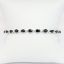 Picture of Sapphire and Diamond Bracelet, 14k White Gold