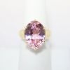 Picture of 10.90ct Kunzite Ring, 14k Yellow Gold