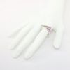 Picture of Diamond and Ruby Statement Ring, 18k White Gold