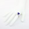 Picture of Tanzanite and Diamond Ring, 18k White Gold