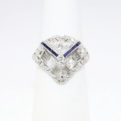 Picture of Antique Art Deco Platinum and Diamond Ring