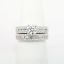 Picture of 0.70ct Round Brilliant Cut Diamond Bridal Set with Band, 18k White Gold