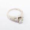 Picture of Diamond Bridal Set with Contour Band, 14k White Gold