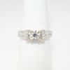 Picture of 0.57ct Old European Round Cut Diamond Ring, 18k White Gold