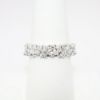 Picture of 1.25ct Diamond Cluster Band Ring, 14k White Gold